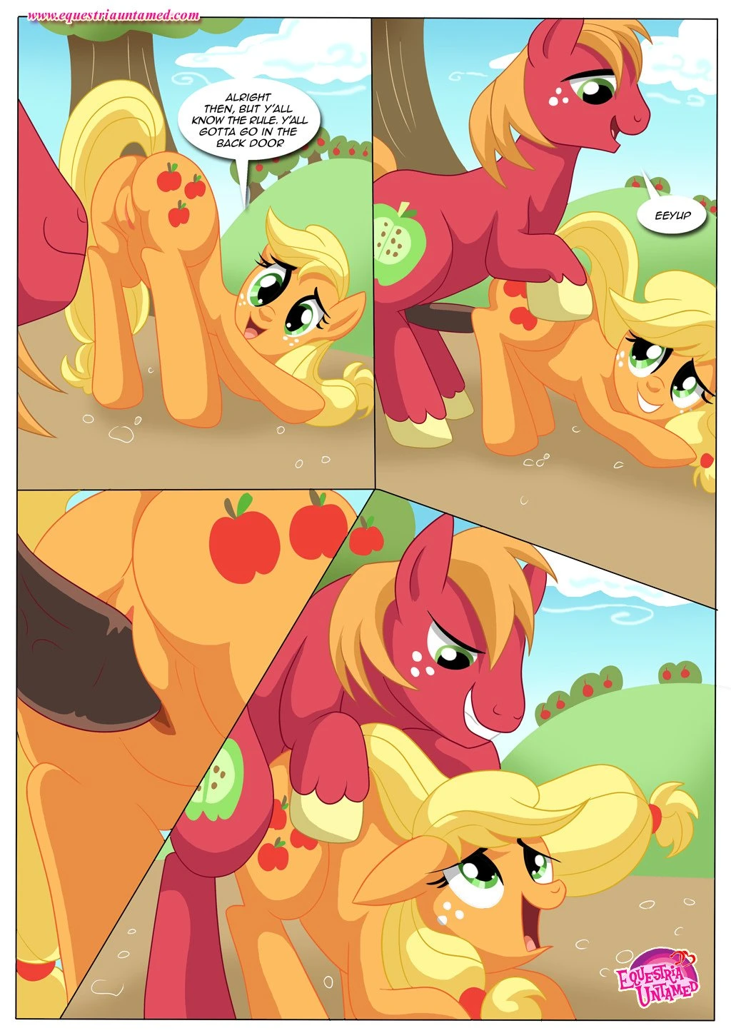 Lending a helping hoof porn comic picture 13
