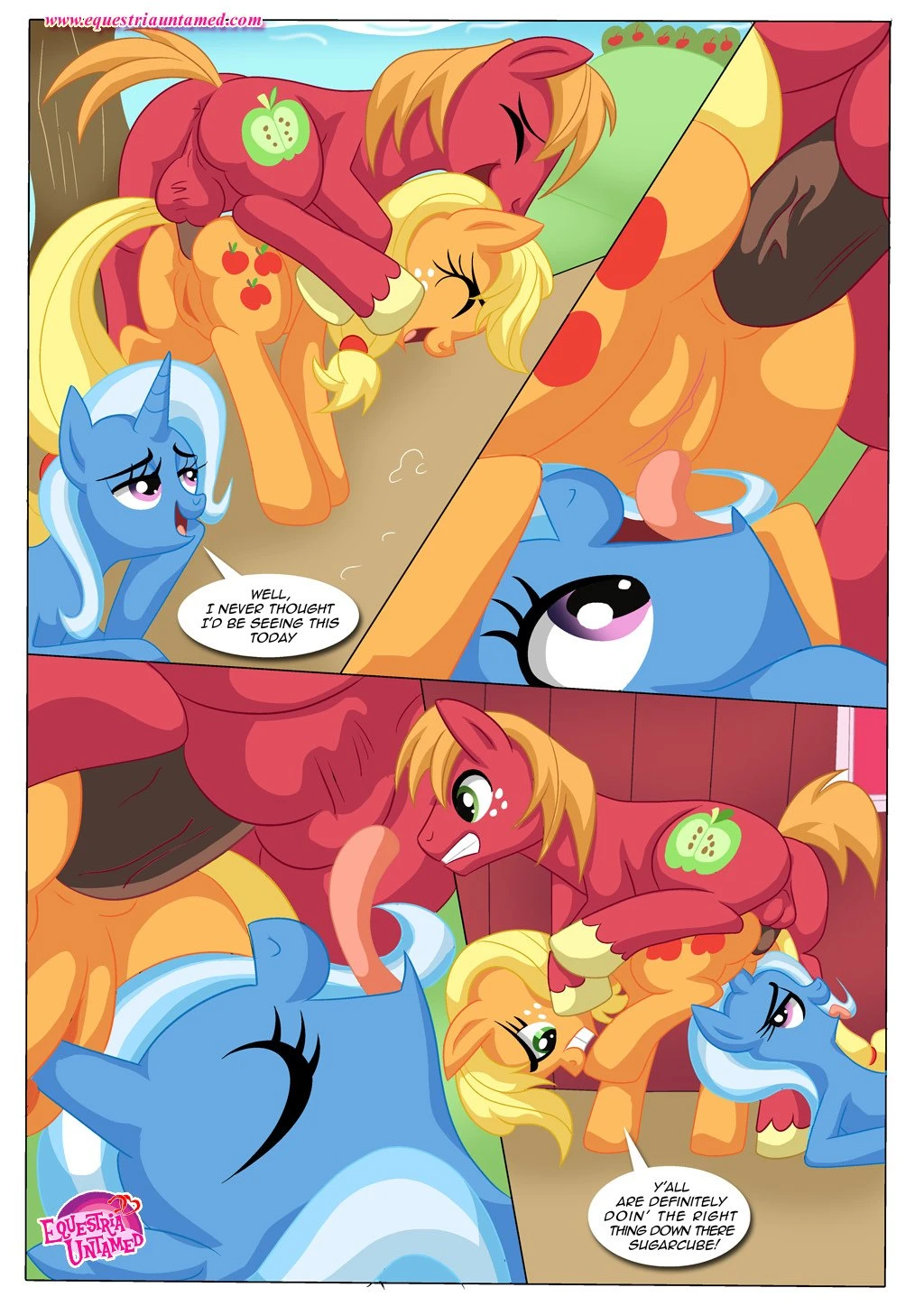 Lending a helping hoof porn comic picture 14