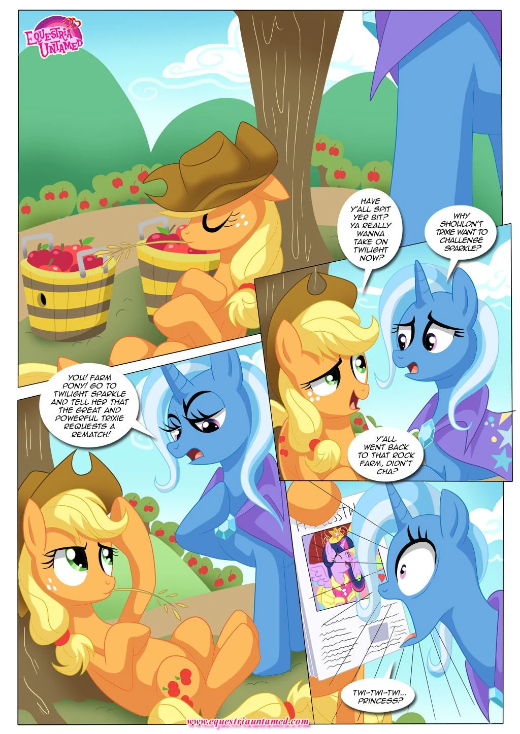 Lending a helping hoof porn comic picture 2
