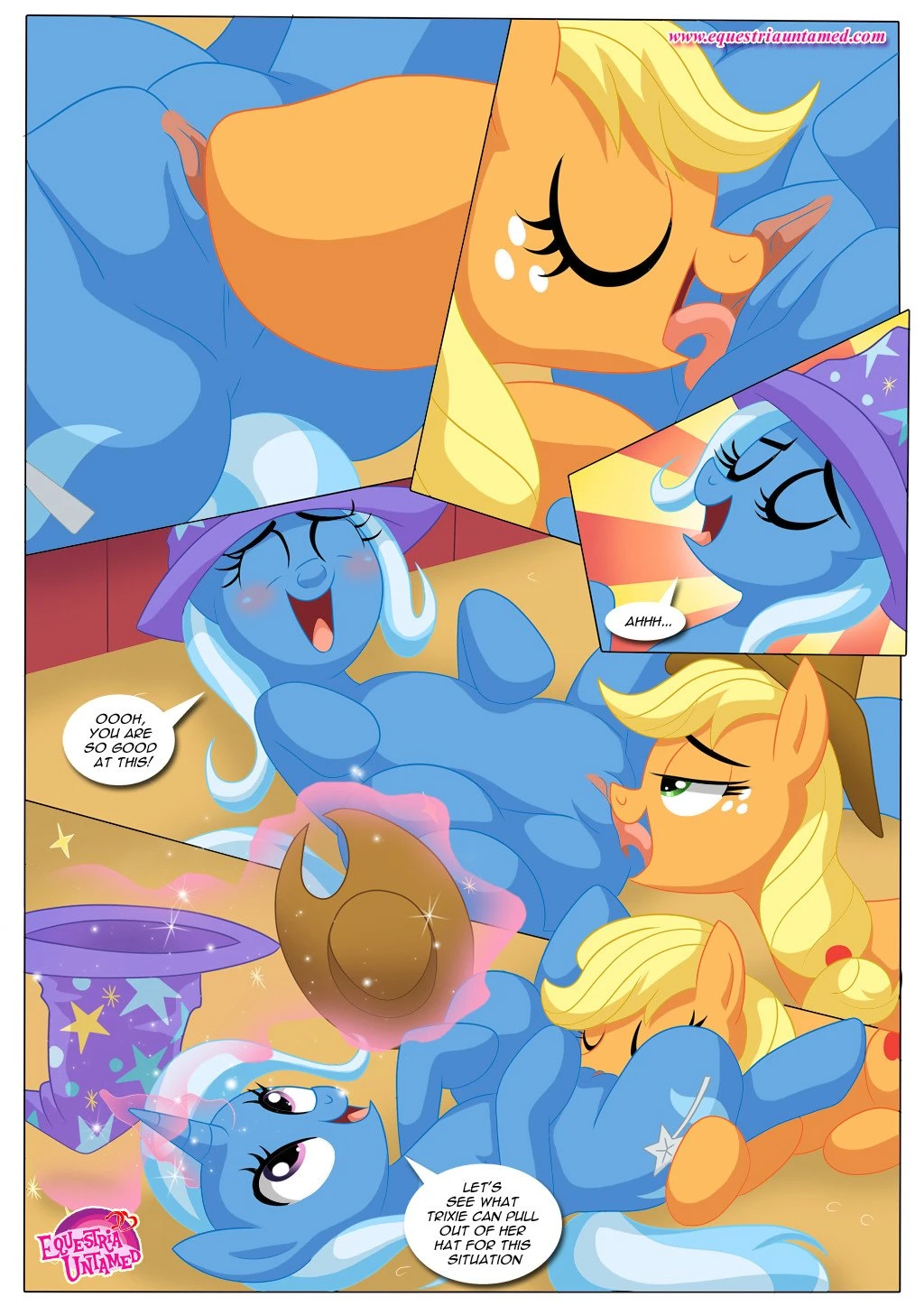 Lending a helping hoof porn comic picture 6