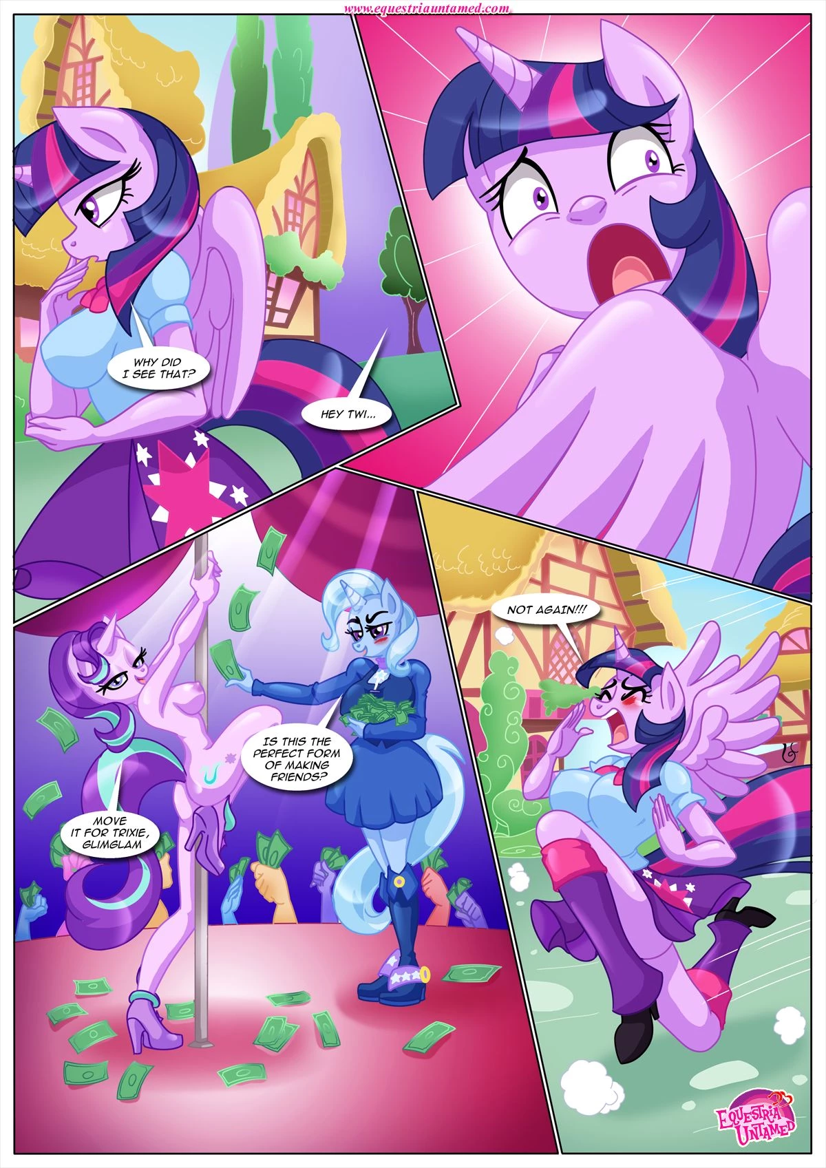 Lesbian bed death makes lesbians go crazy porn comic picture 14