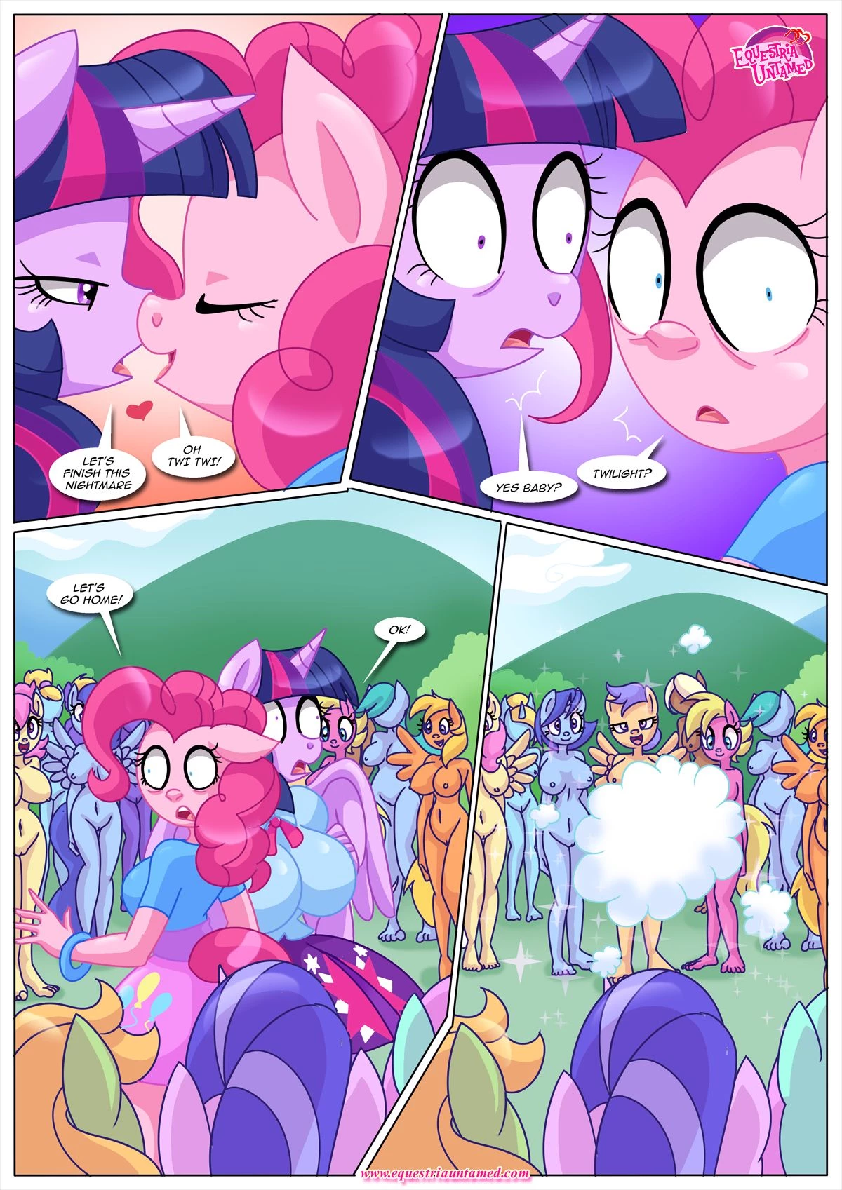 Lesbian bed death makes lesbians go crazy porn comic picture 29