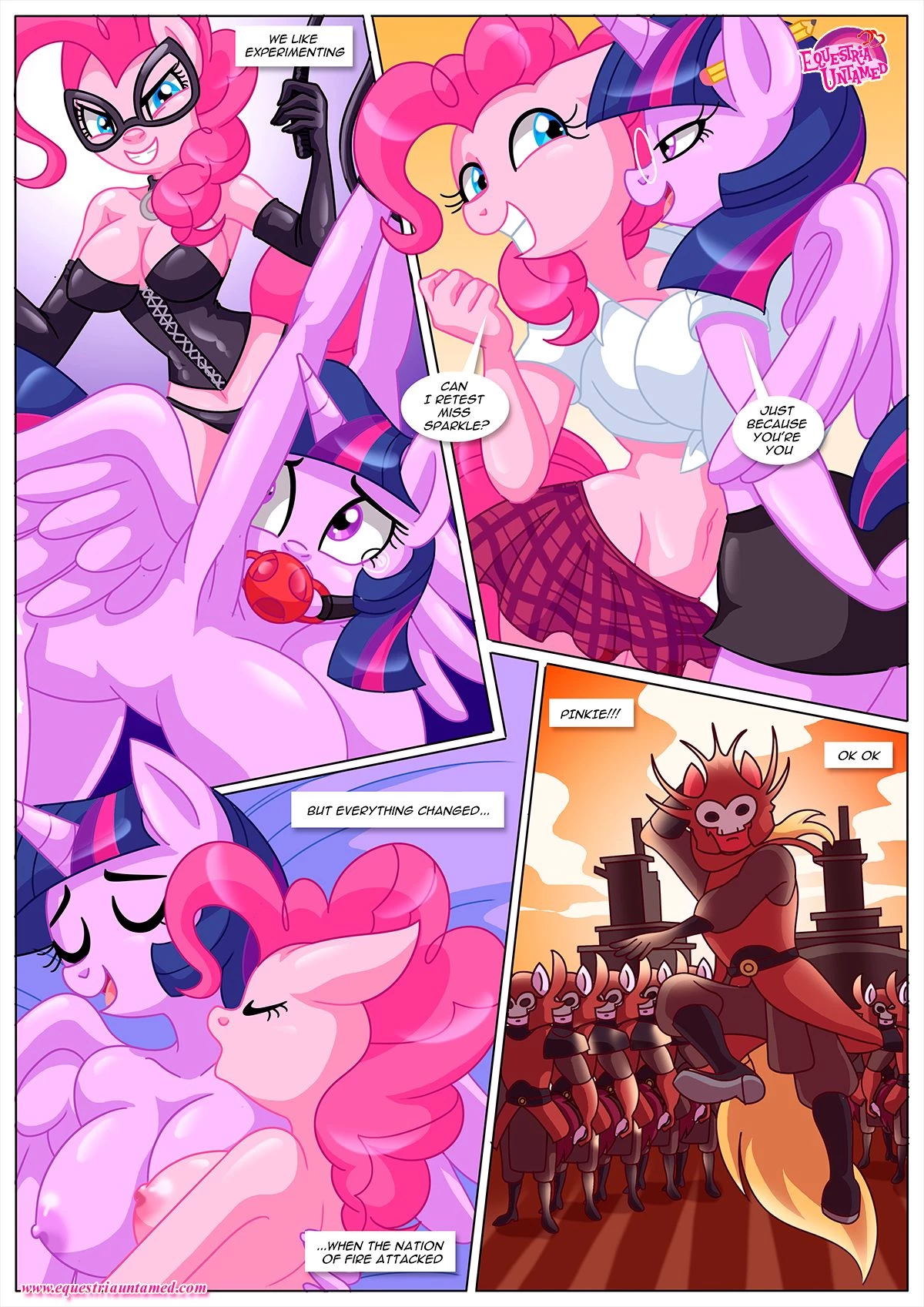 Lesbian bed death makes lesbians go crazy porn comic picture 4