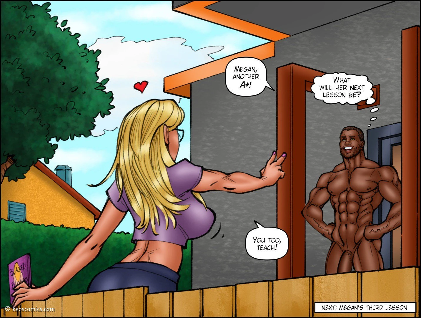 Lessons from the Neighbor – The Second Lesson porn comic picture 43