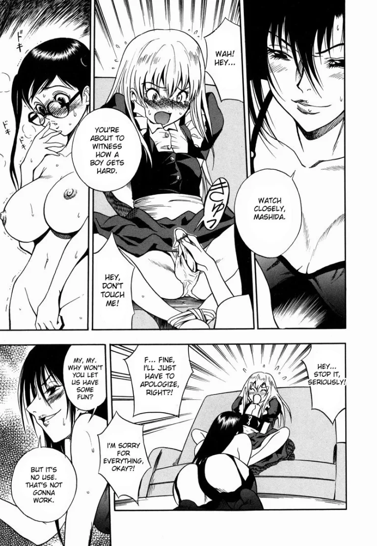 Let's Teach Him a Lesson! | Kyouikuteki Shidou! porn comic picture 7
