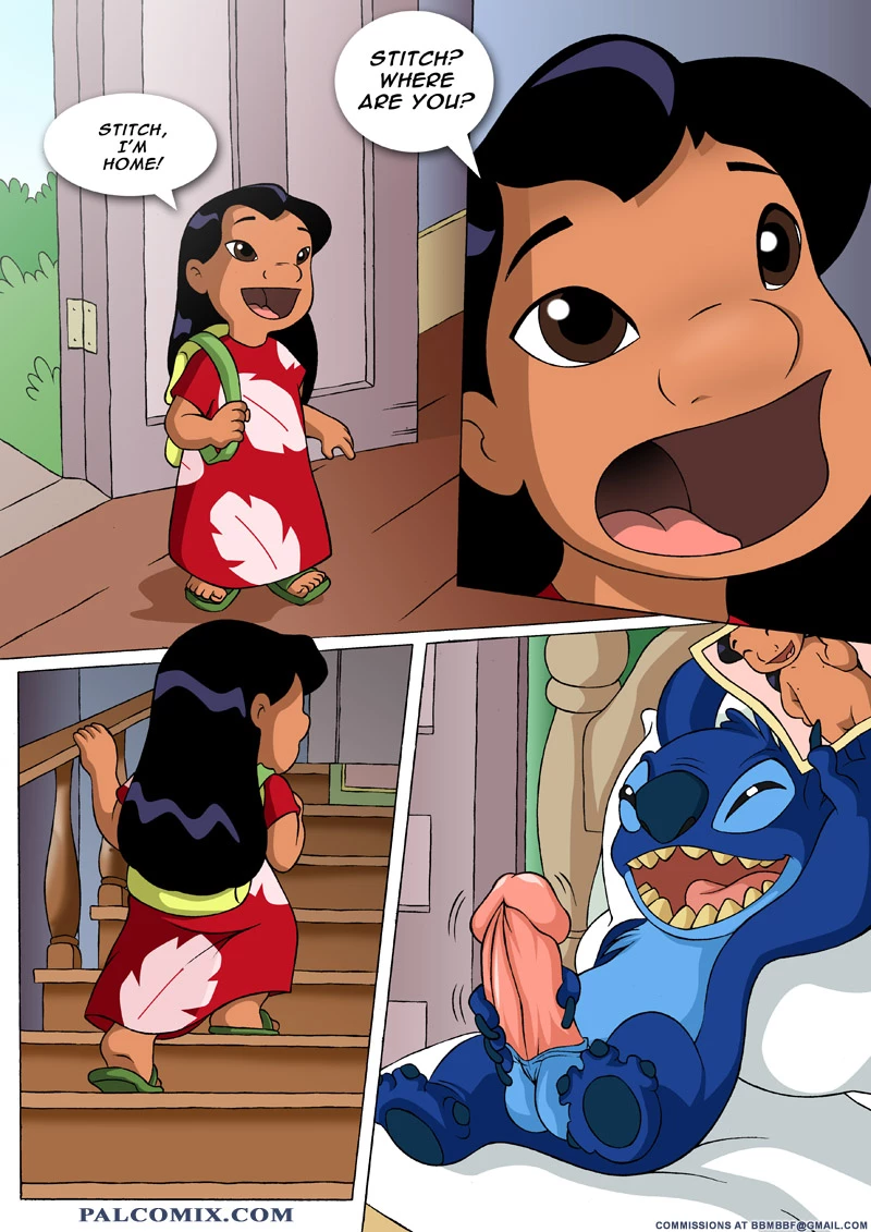 Lilo and Stitch-Lessons porn comic picture 2