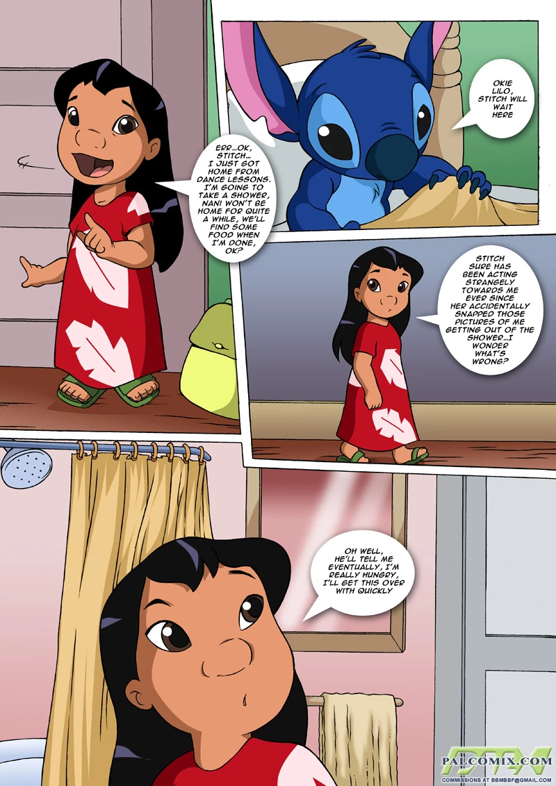 Lilo and Stitch-Lessons porn comic picture 4