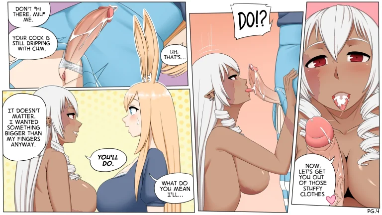 Lily x Miu porn comic picture 4