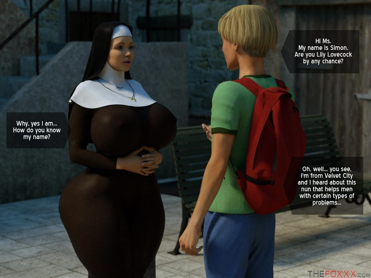 Lily's First Day As A Nun porn comic picture 10