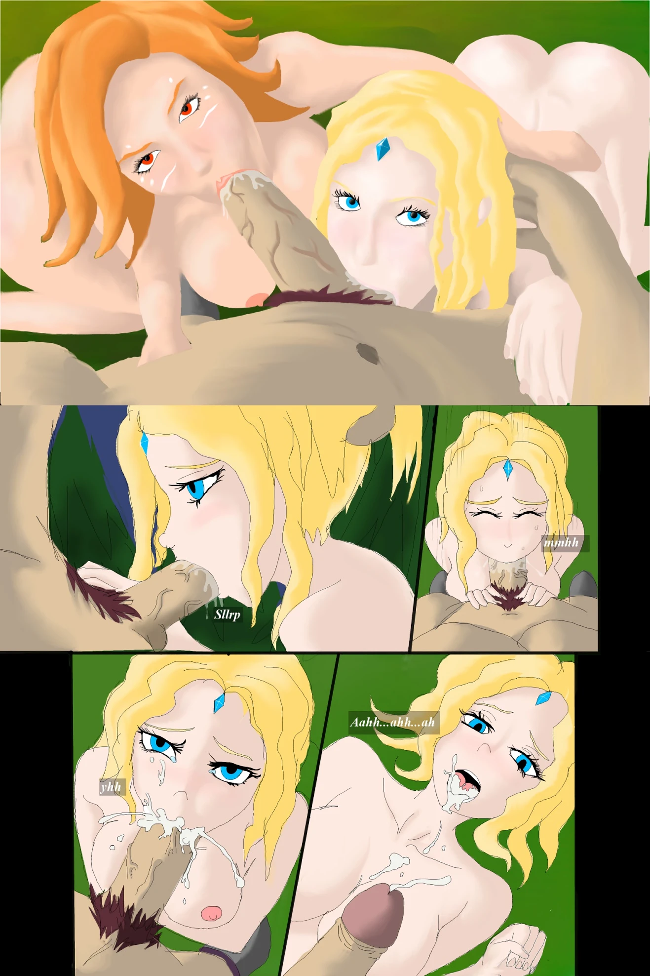 Lina and Rylai porn comic picture 5
