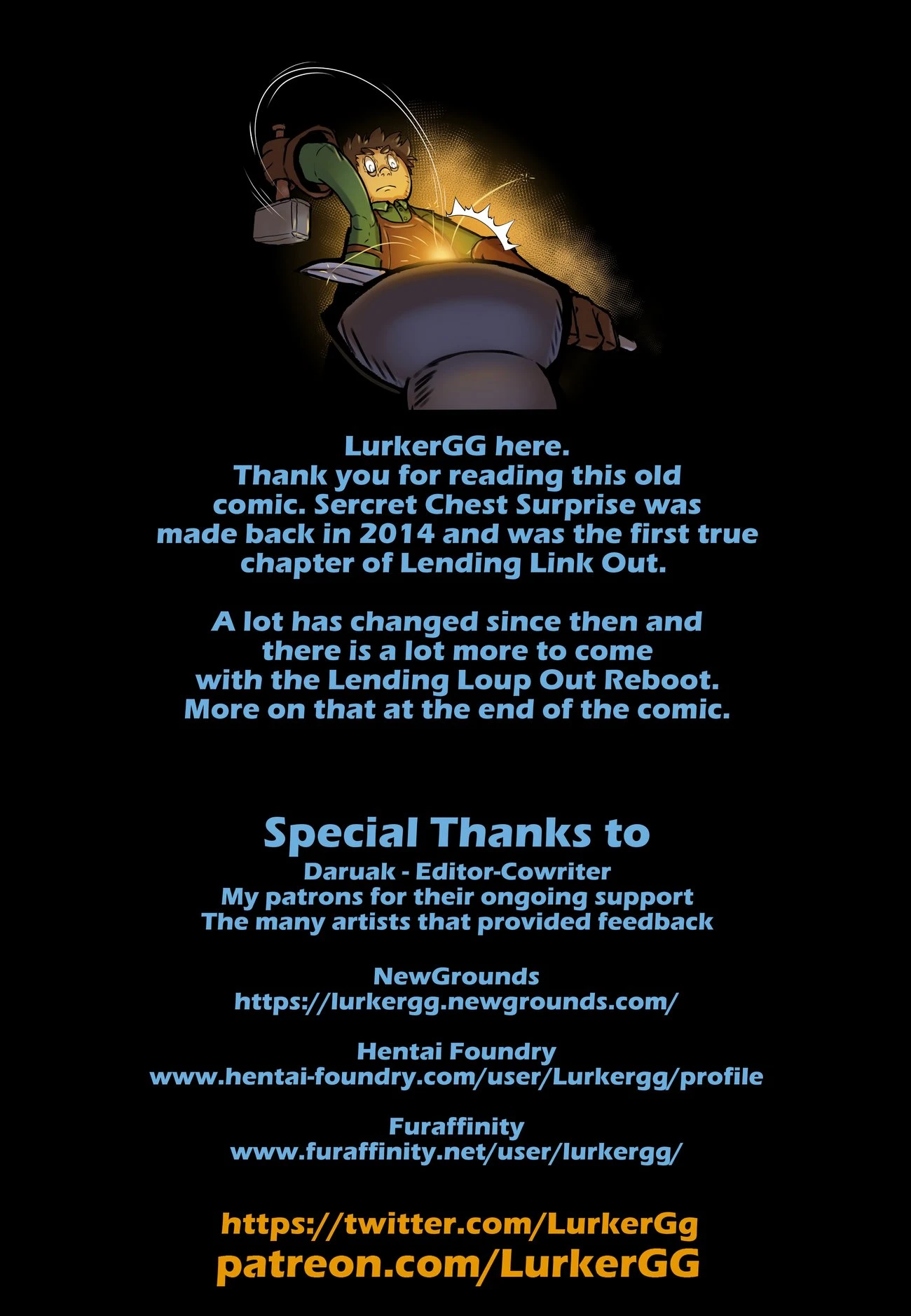 Link Out; Secret Chest Suprise porn comic picture 2