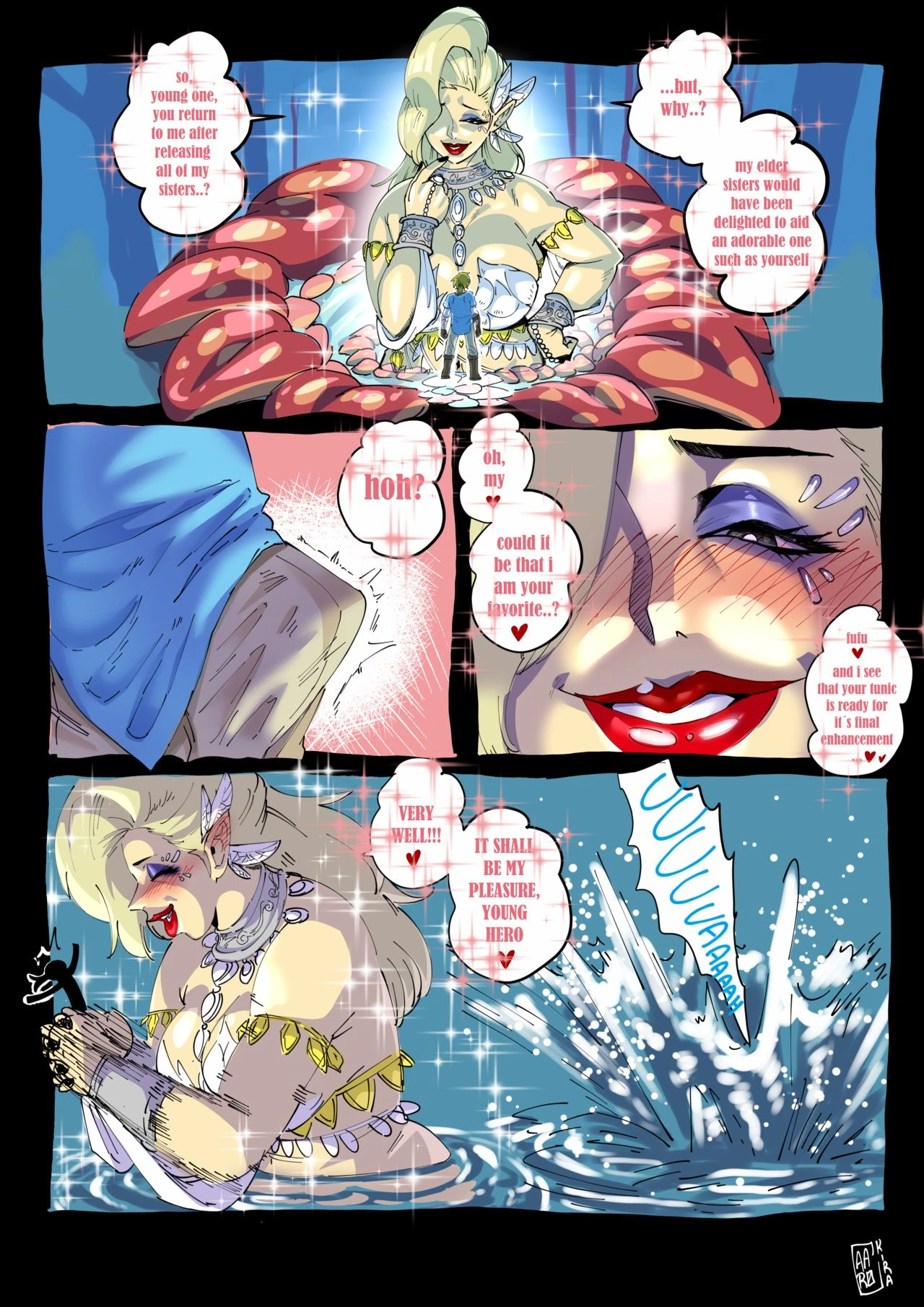 Link X Great Fairy porn comic picture 1