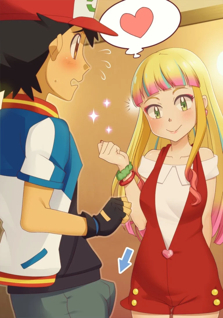 Lisa and Satoshi porn comic picture 1