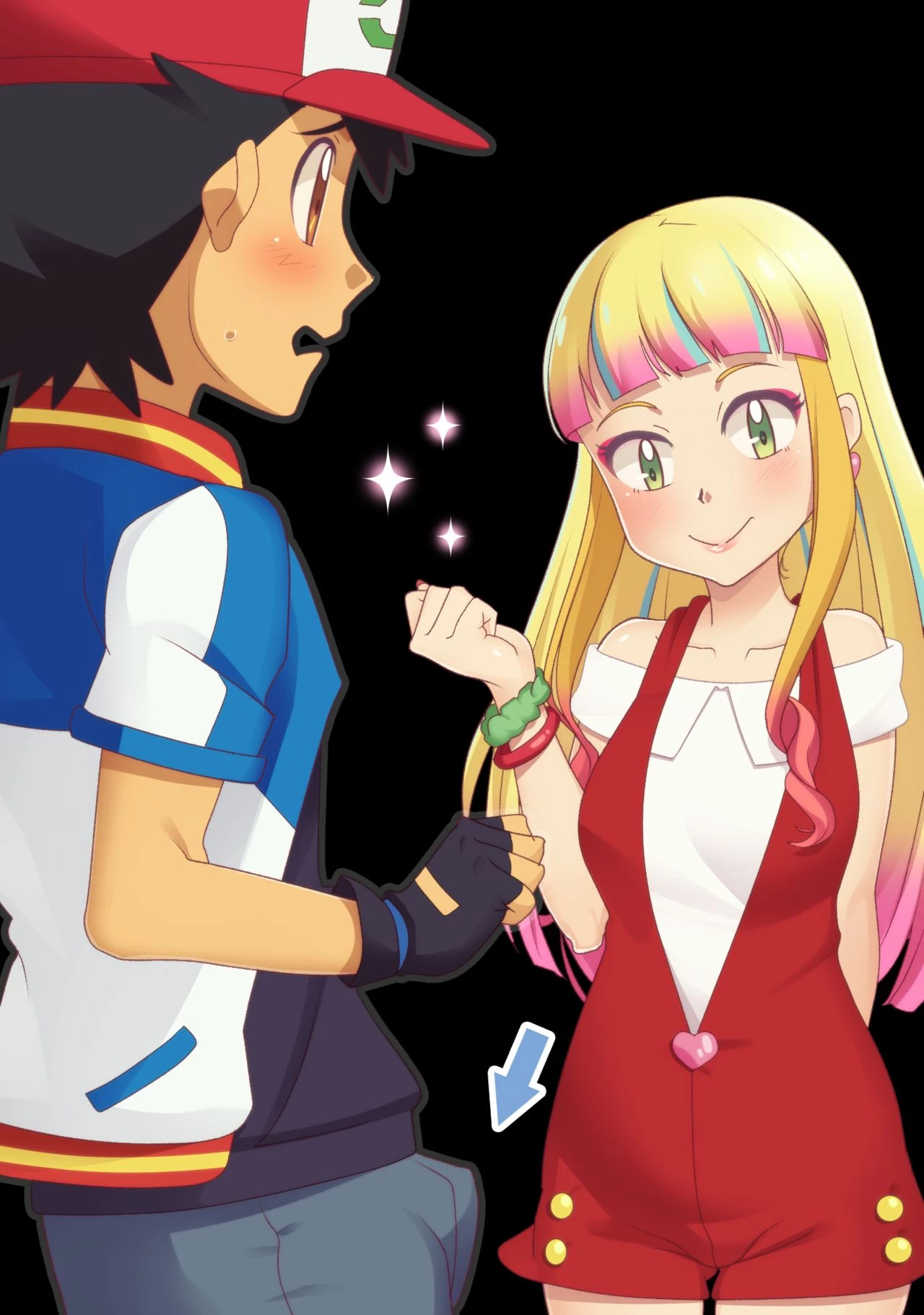 Lisa and Satoshi porn comic picture 3