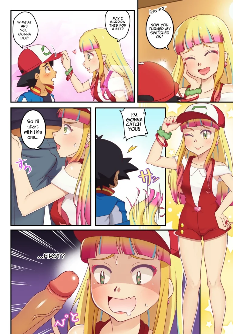 Lisa and Satoshi porn comic picture 4