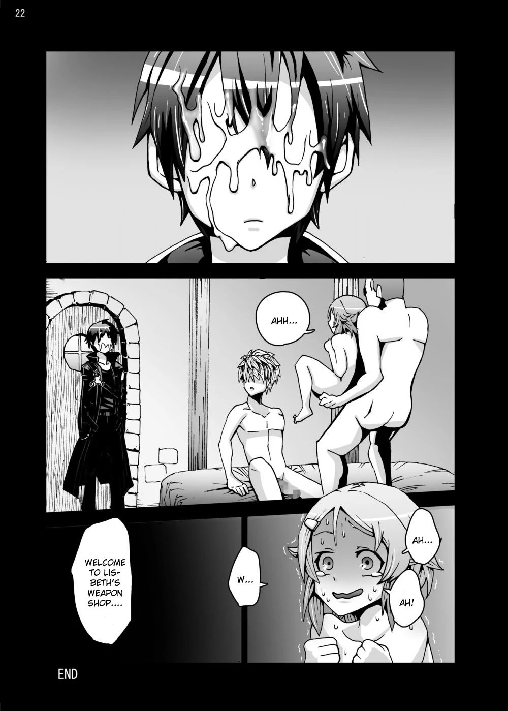 Lisbeth... Kirito ni wa Suterare porn comic picture 21