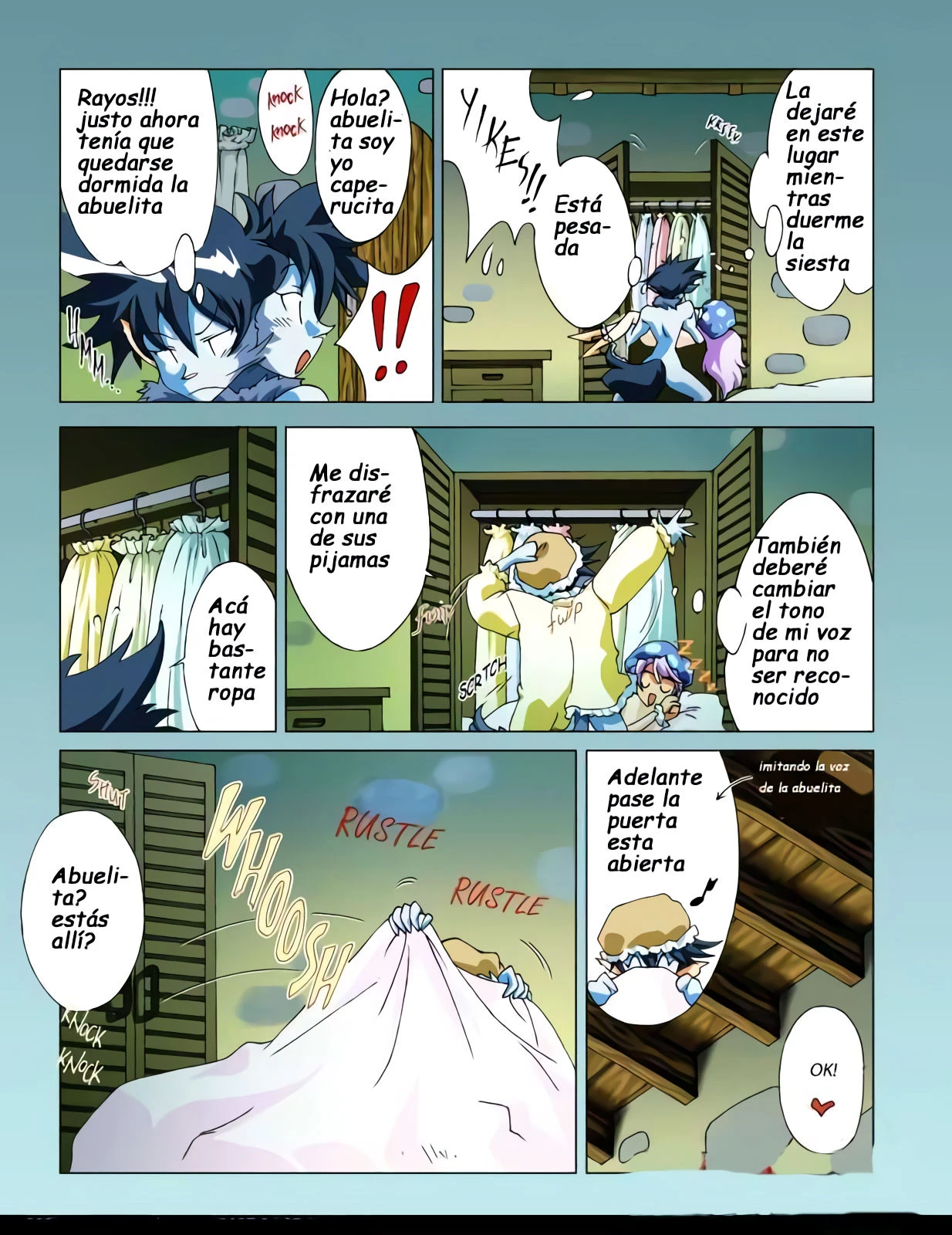 little red riding hood (Spanish) porn comic picture 13