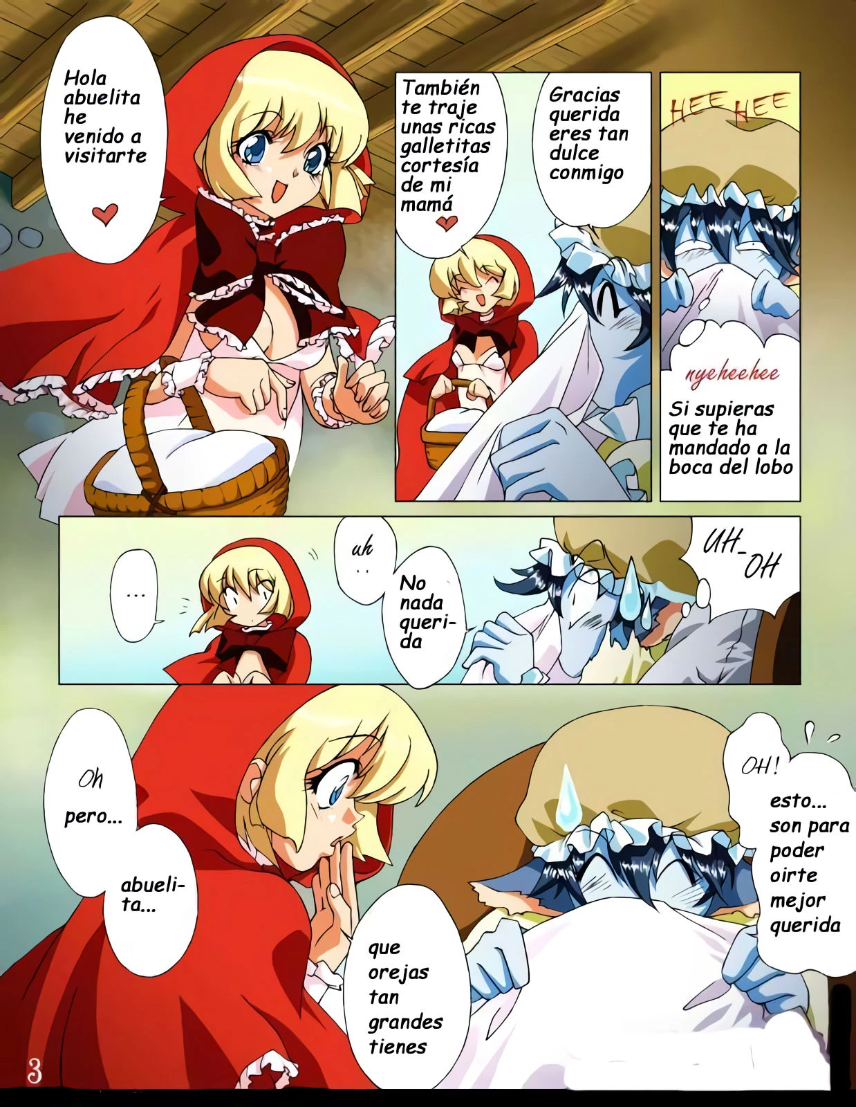 little red riding hood (Spanish) porn comic picture 14