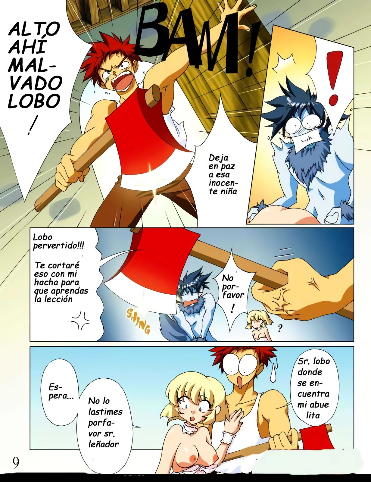 little red riding hood (Spanish) porn comic picture 20