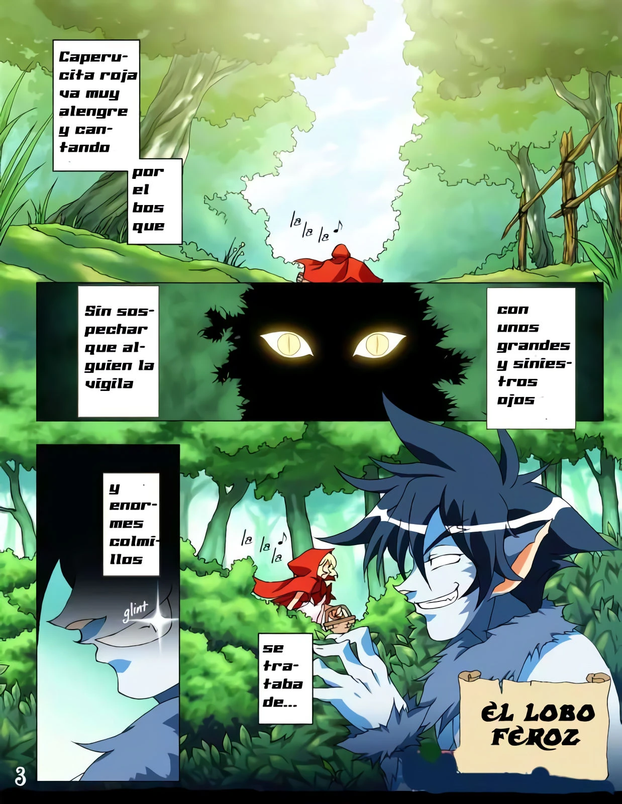 little red riding hood (Spanish) porn comic picture 4