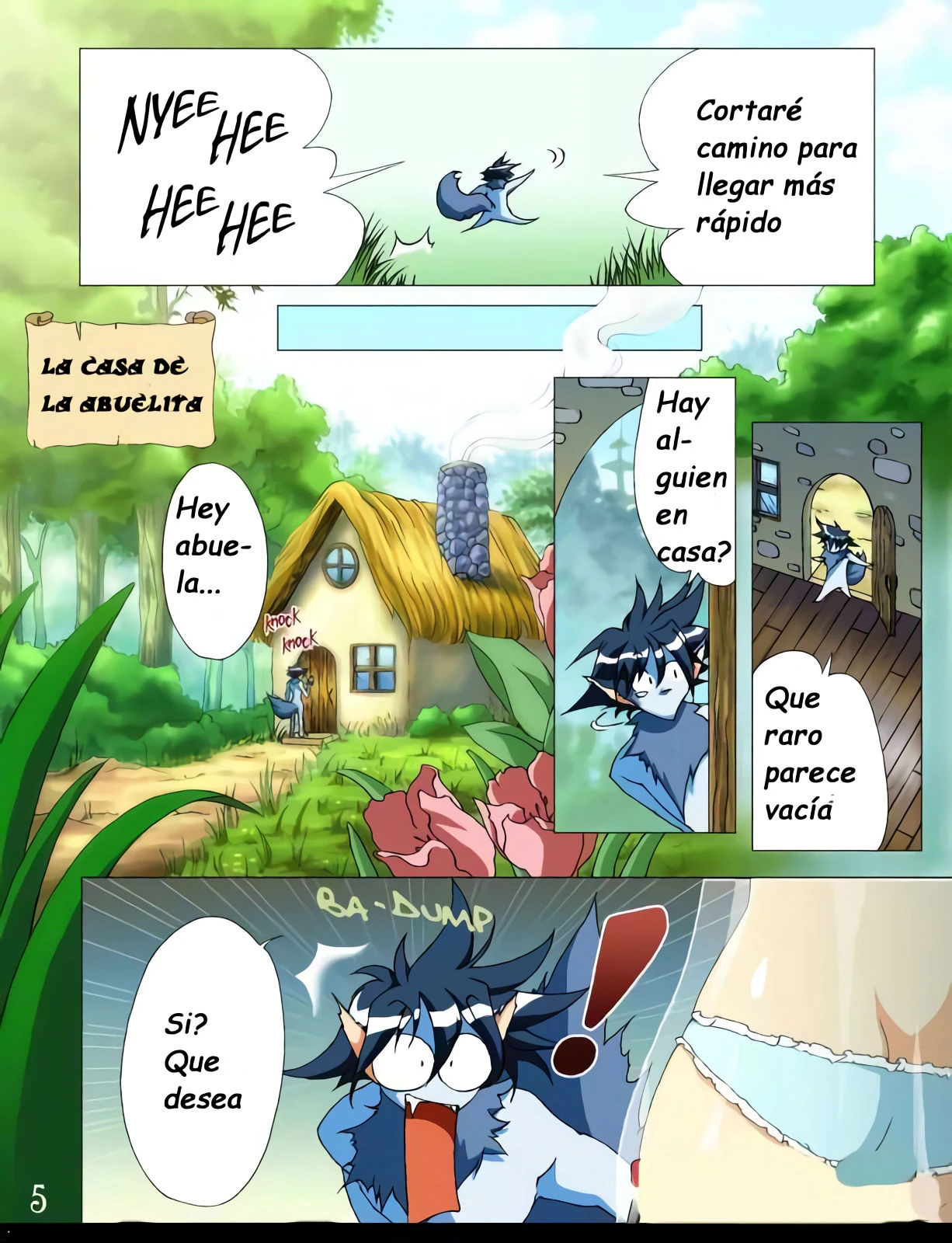 little red riding hood (Spanish) porn comic picture 6