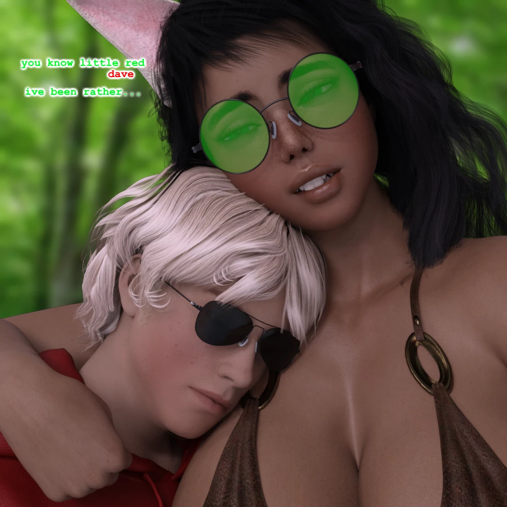 Little Red Striding Hood And The Big Tiddy Wolf porn comic picture 18