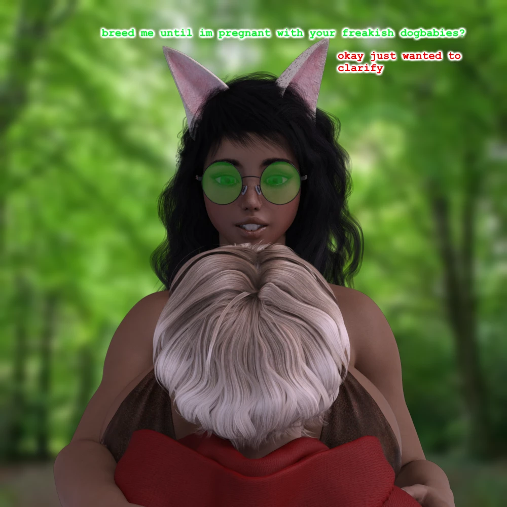 Little Red Striding Hood And The Big Tiddy Wolf porn comic picture 22