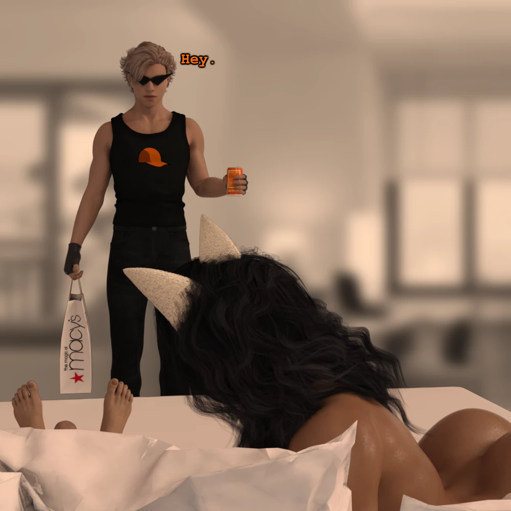 Little Red Striding Hood And The Big Tiddy Wolf porn comic picture 74