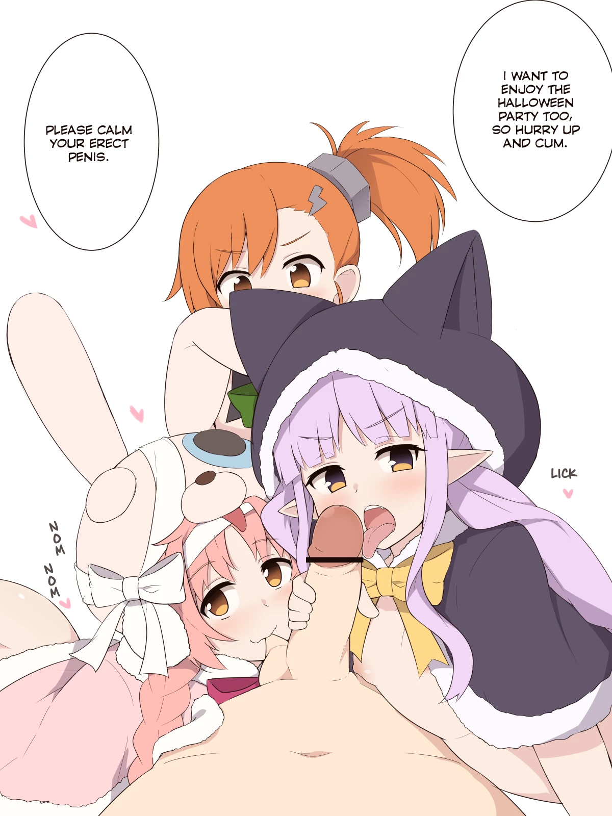 Little Sex Halloween Night Story porn comic picture 3