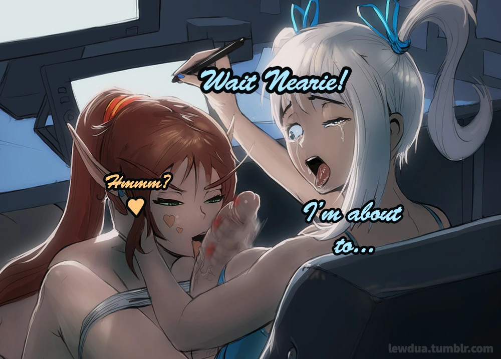 Lochness working at home porn comic picture 7