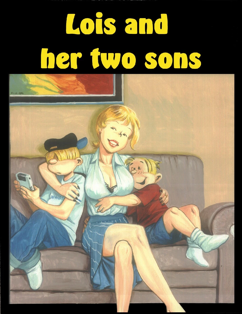 Lois and her Two Sons porn comic picture 1