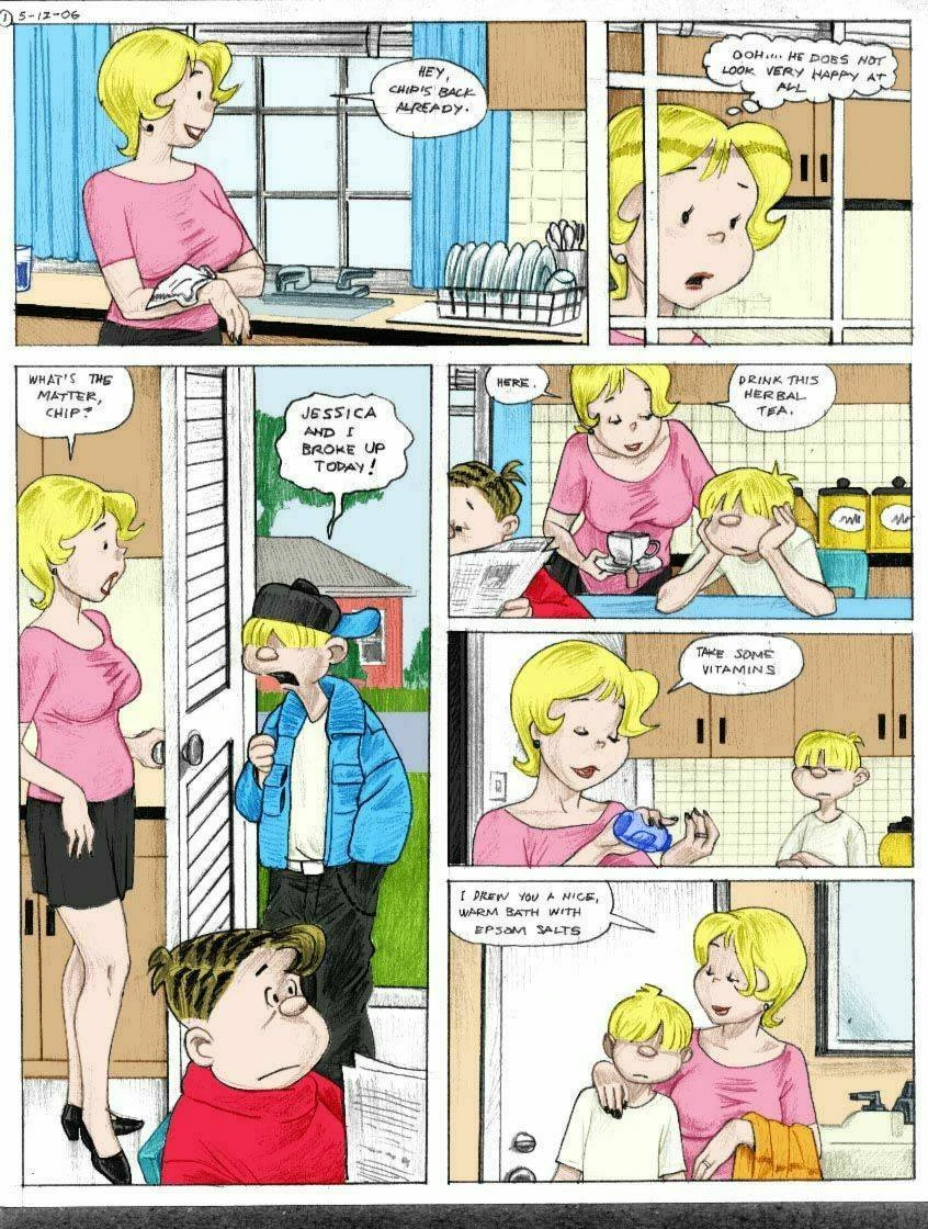 Lois and her Two Sons porn comic picture 2