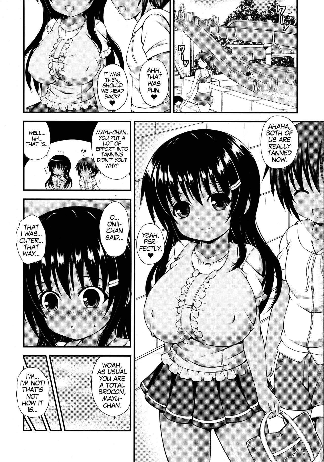 Loli Bakunyuu de Do-M na Imouto wa Onii-chan ni porn comic picture 2
