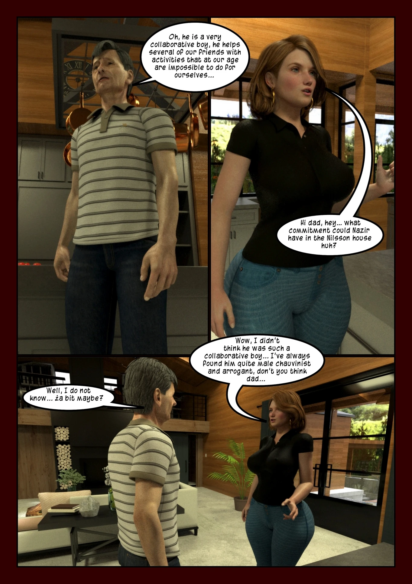 Lonely Swedish Wife 2 porn comic picture 27