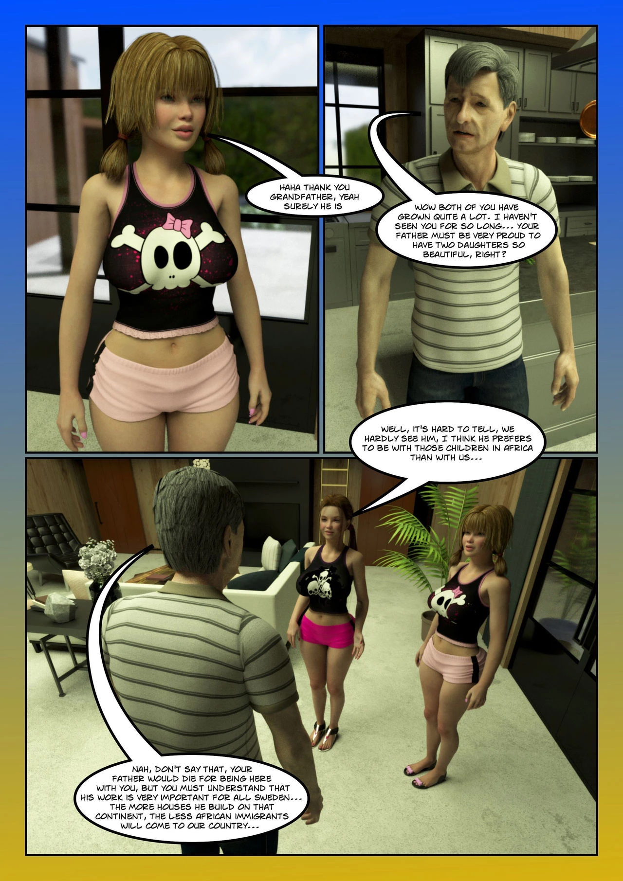 Lonely Swedish Wife 3 porn comic picture 2