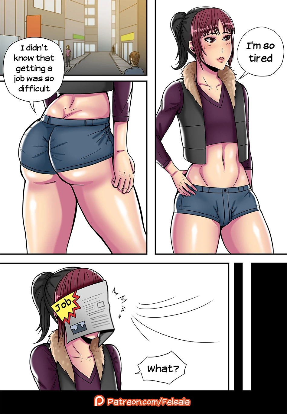 Looking for a job porn comic picture 3