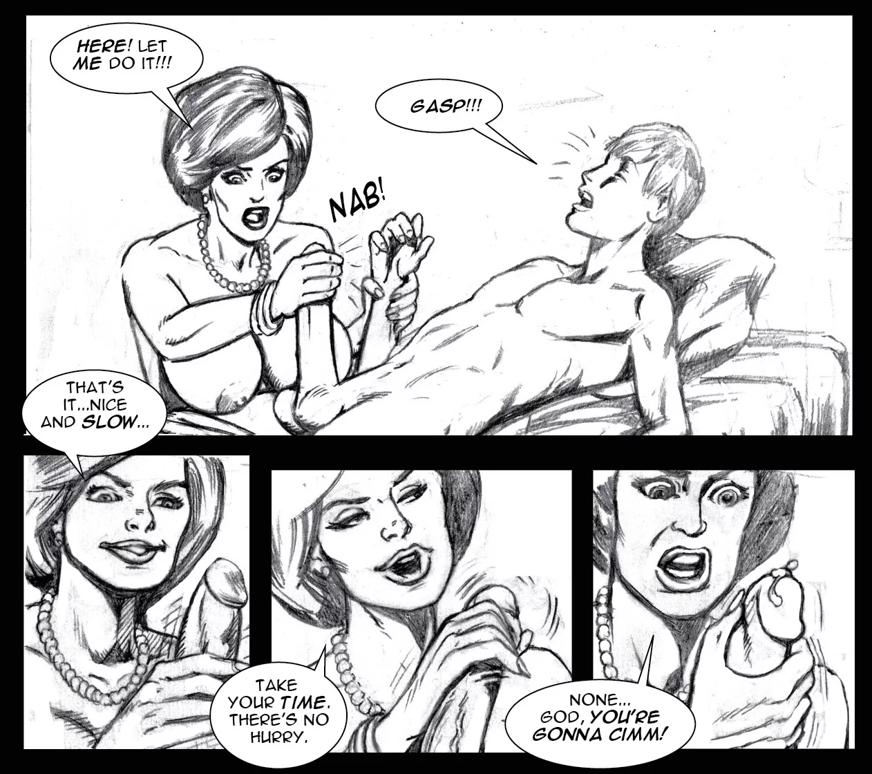 Looking in on the Lad porn comic picture 5