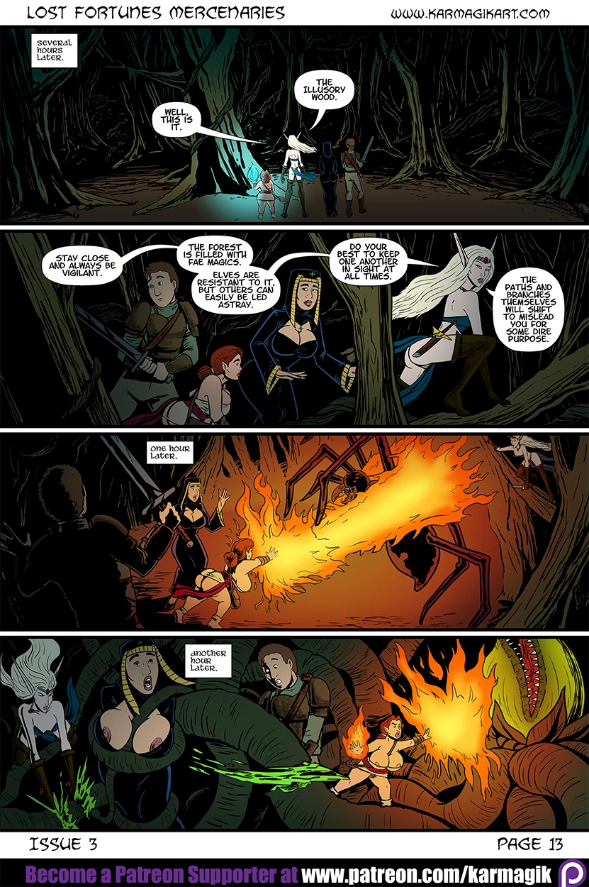 Lost Fortunes - Mercenaries Book 3 porn comic picture 14