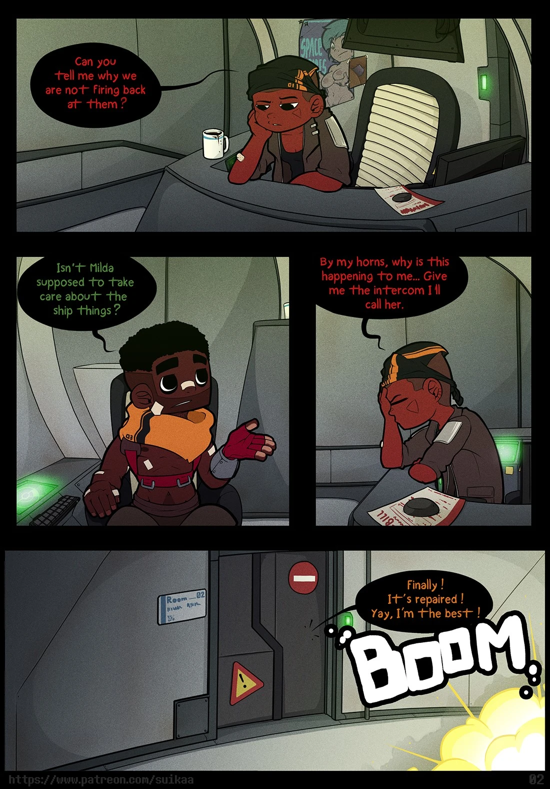 Love Delivery Intergalactic Service porn comic picture 2