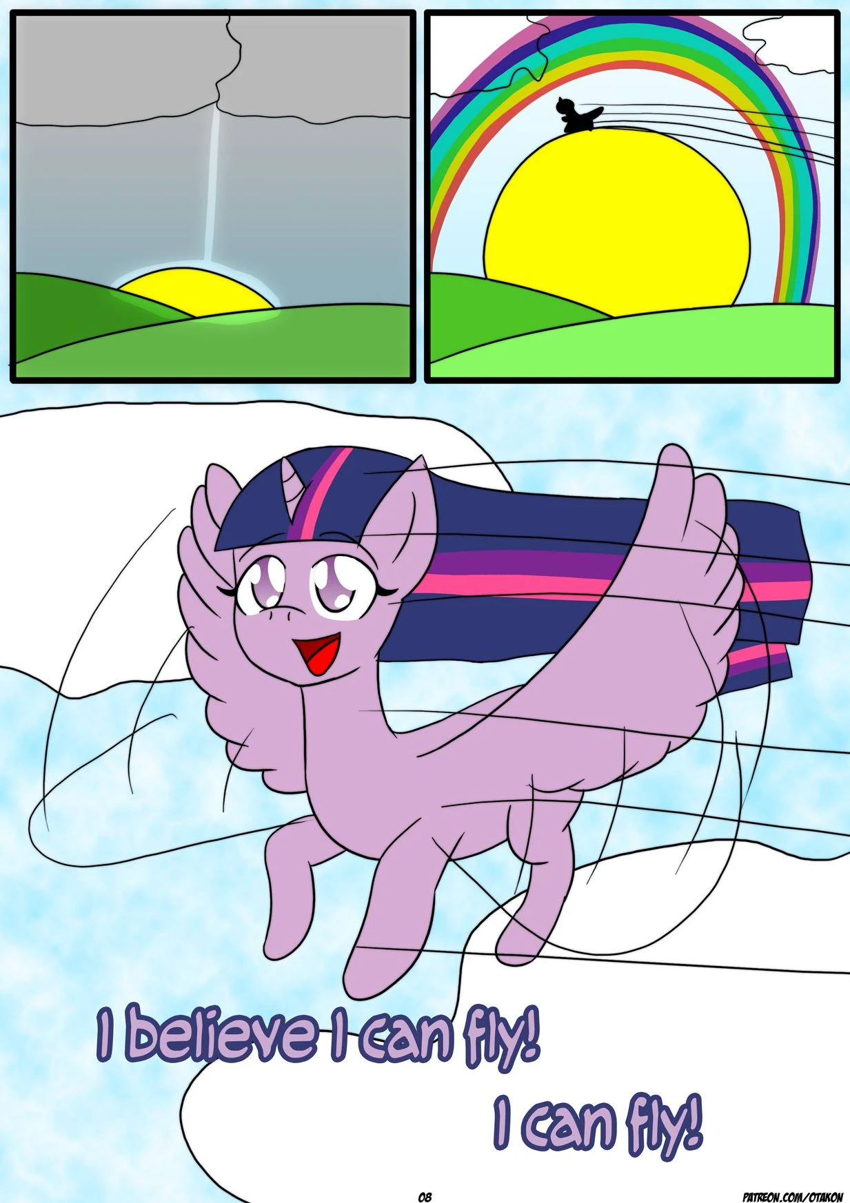 Love in the Clouds porn comic picture 9