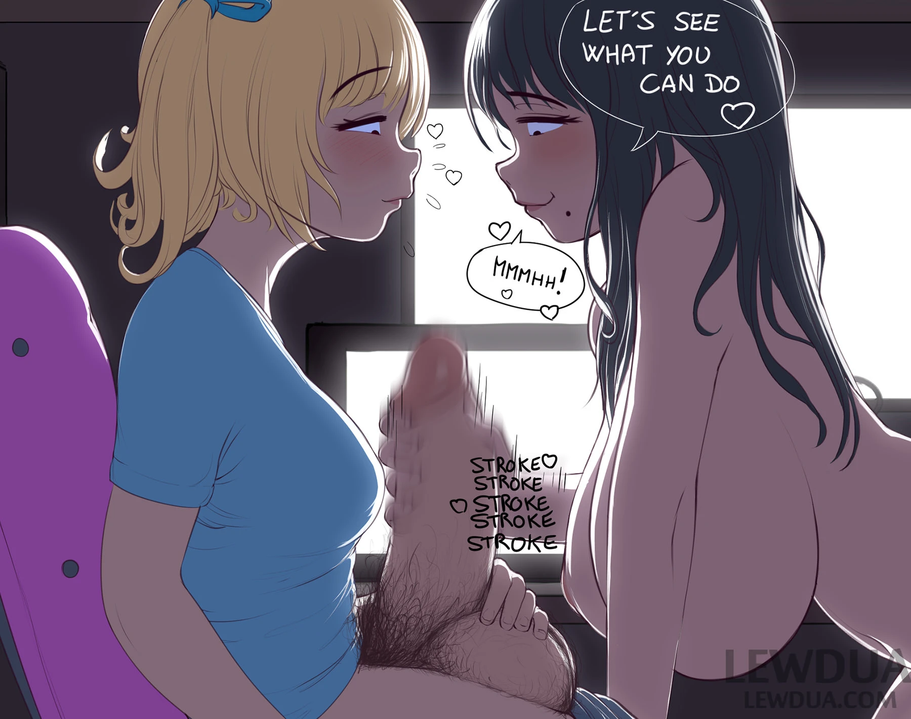 Love is Sharing - Nessie and Alison porn comic picture 38