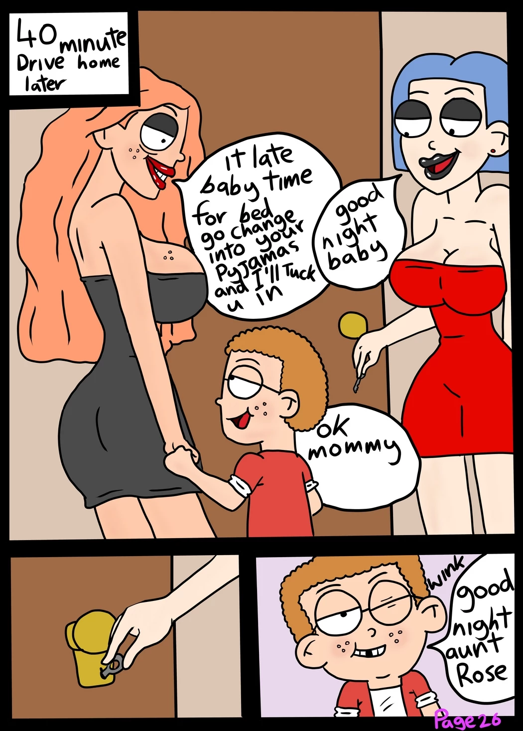 Love the family 2: Mom back and she hot porn comic picture 27