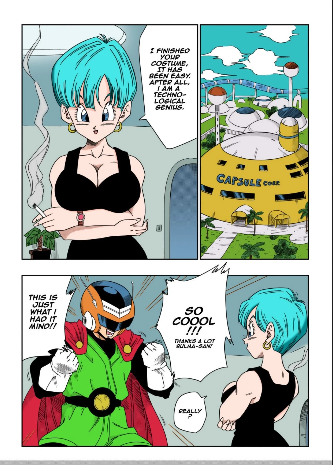 Love Triangle Z part 3 (colored) porn comic picture 2