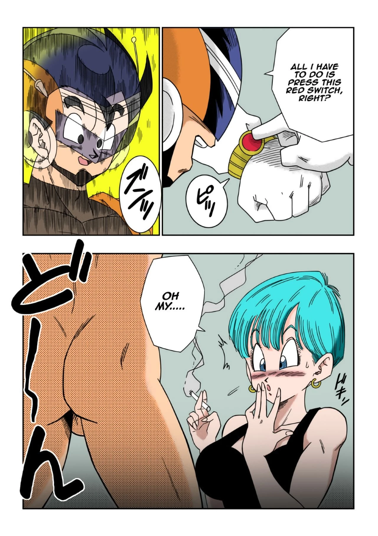 Love Triangle Z part 3 (colored) porn comic picture 3