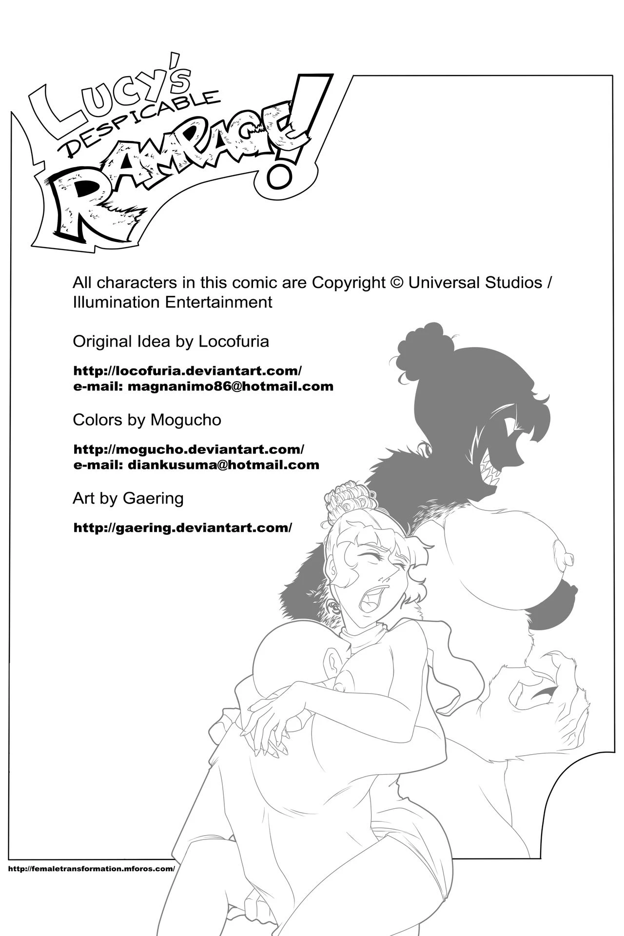 Lucy's Despicable Rampage! porn comic picture 2