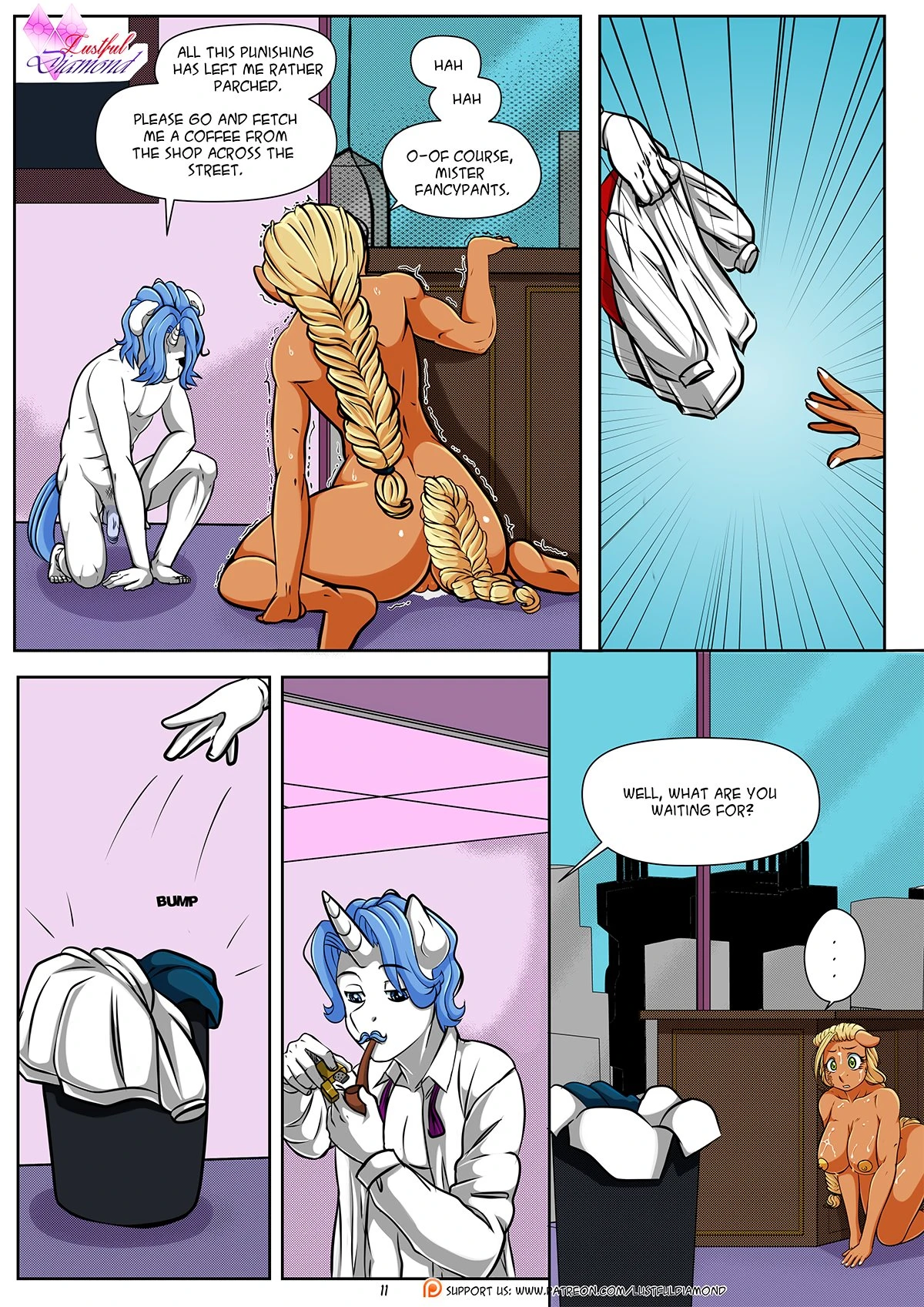 Lustful diamond: tardy [Colored] porn comic picture 12