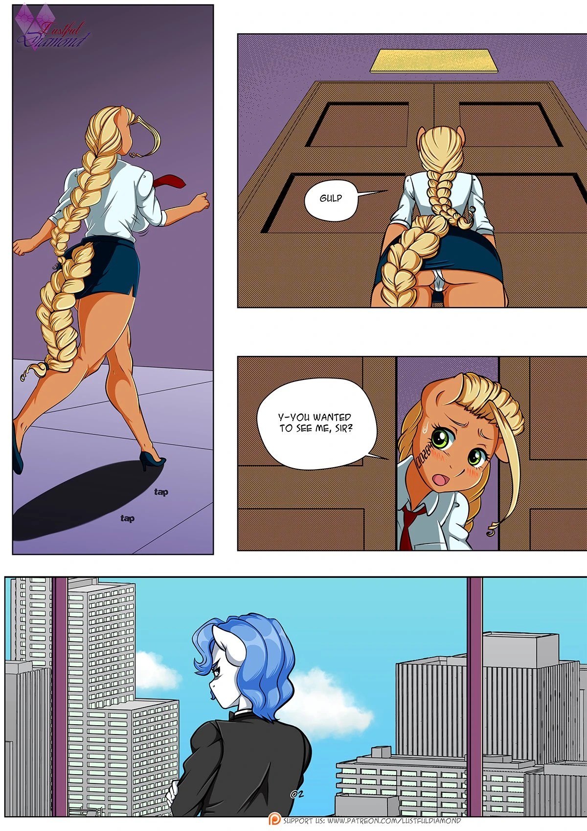Lustful diamond: tardy [Colored] porn comic picture 3