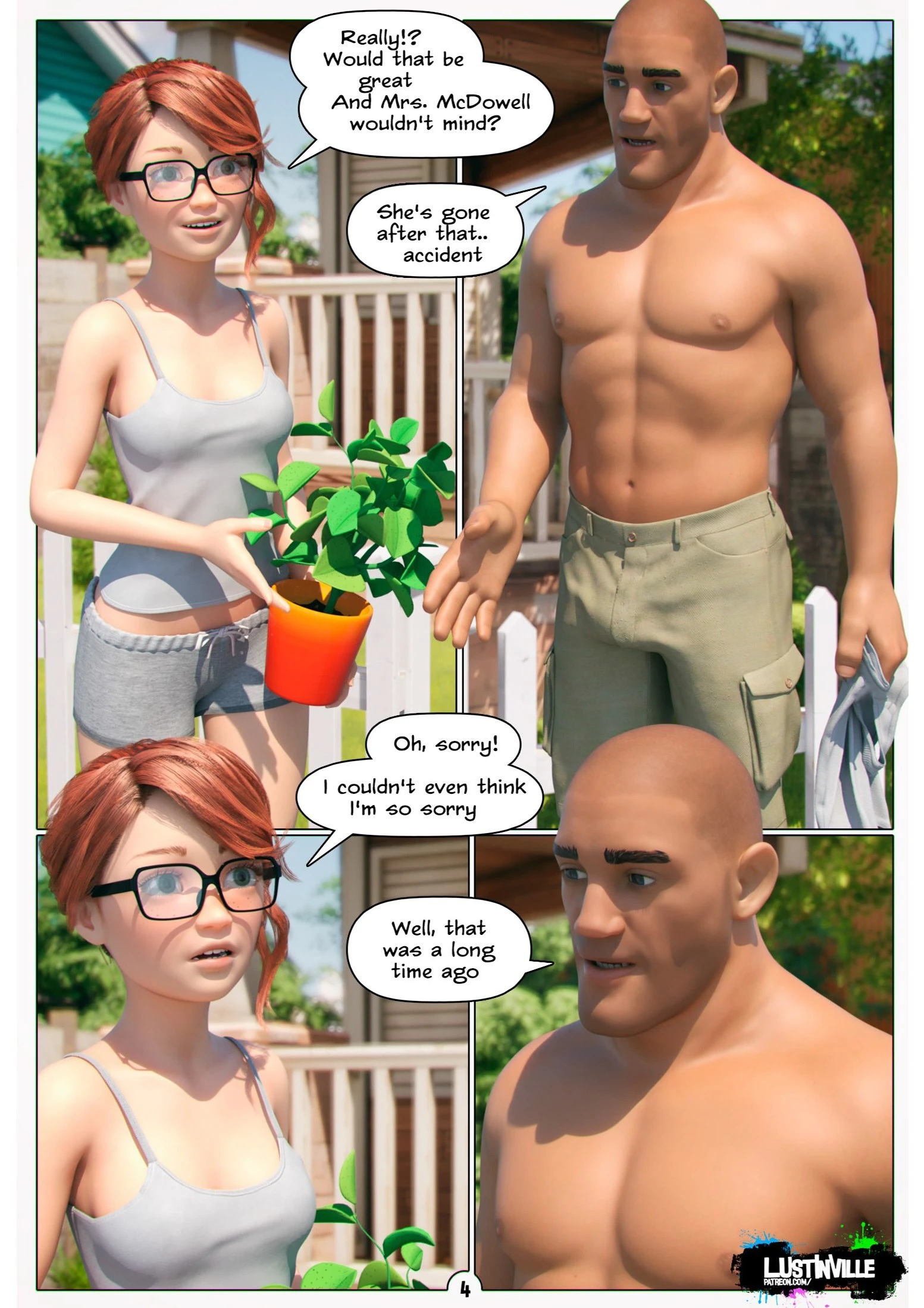 LustInVille Ep. 1 - Noise in the Basement porn comic picture 5