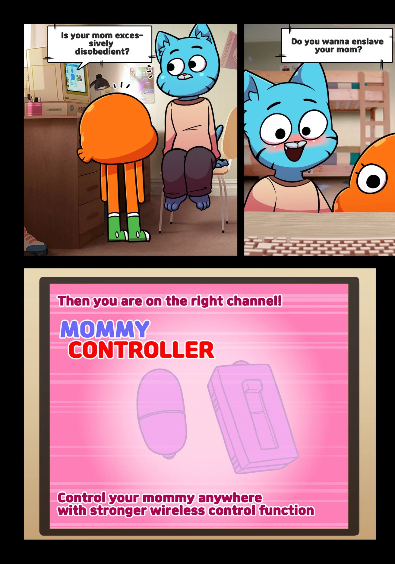 Lusty World of Nicole Ep. 3 - Controller porn comic picture 2