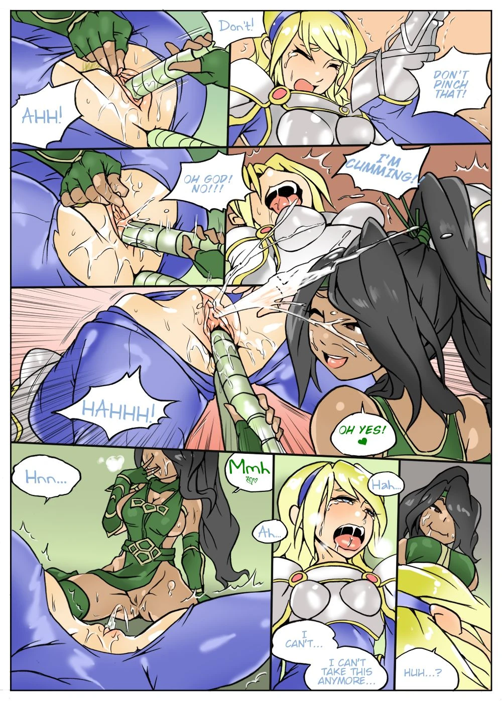 Lux gets Ganked! porn comic picture 11